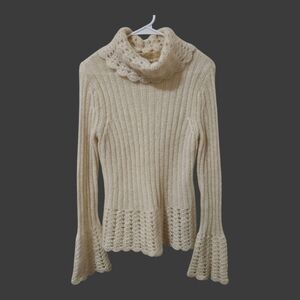 TOCCA Cream Wool/Cashmere Sweater Size S